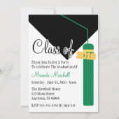 Classe De 2018 Tassel Invitation De Graduation (Ve (Devant)