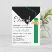 Classe De 2018 Tassel Invitation De Graduation (Ve (Debout devant)