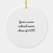 Classe de 2020 Grad Graduation cap ornements perso (Dos)