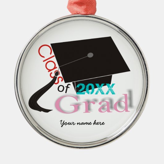Classe de 2020 Grad Graduation cap ornements perso (Devant)