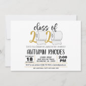 Classe de 2020 Graduation Invitation - Funny TP GG (Devant)