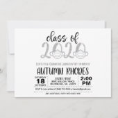 Classe de 2020 Graduation Invitation - Masque Visa (Devant)