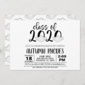 Classe de 2020 Graduation Invitation - Masque Visa (Devant / Derrière)