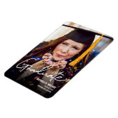 Classe de 2021 Magnet de Faire-part diplômés moder (Côté Gauche)