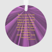 Classe de 2021 Maroon and Gold Ornament par Janz (dos)