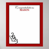 Classe de 2022 Autograph Keepsaké Poster (Devant)