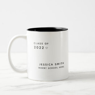 Classe de 2022 Gradué Moderne Simple Mug