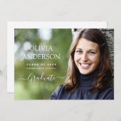 Classe de 2022 Photo Graduation Faire-part (Devant / Derrière)