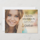 Classe de 2022 Photo Graduation Faire-part (Devant)