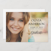 Classe de 2022 Photo Graduation Faire-part (Devant / Derrière)