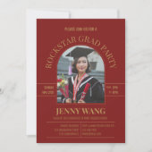 Classe de 2023 Arch Photo Grad Party Invitation (Devant)