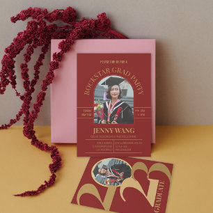 Classe de 2023 Arch Photo Grad Party Invitation