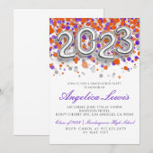 Classe de 2023 Graduation Party Invitation (Devant / Derrière)