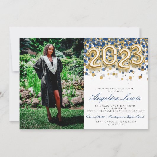 Classe de 2023 Graduation Party Invitation (Devant)