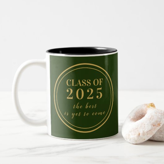 Classe de 2023 Graduation Senior Monogram Mug (Avec donut)
