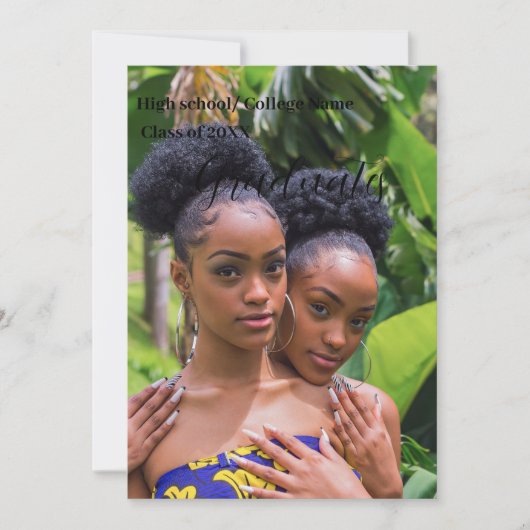 Classe de 2023 Invitation à l'obtention d'un diplô (Devant)