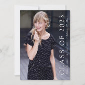 Classe de 2023 Photo Graduation Faire-part (Devant)