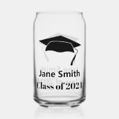 Classe de 2024 Black Graduate's Name Texte Grad Ca (Recto)