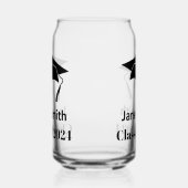 Classe de 2024 Black Graduate's Name Texte Grad Ca (Droite)