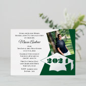 Classe de 2024 Graduation Cap Foil Invitation (Debout devant)