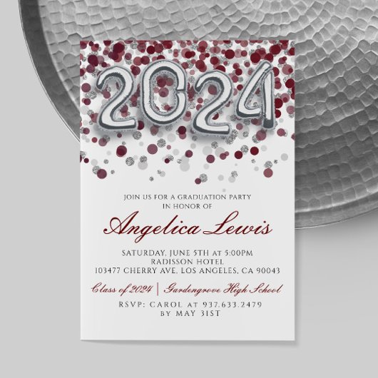 Classe de 2024 Graduation Party Invitation
