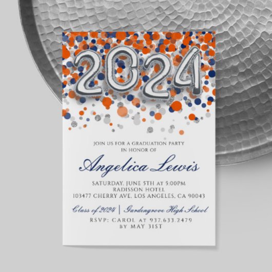 Classe de 2024 Graduation Party Invitation