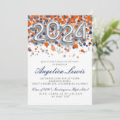 Classe de 2024 Graduation Party Invitation (Debout devant)
