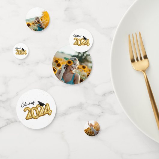 Classe de 2024 Graduation Party Table Confetti (Groupe)