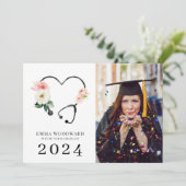 Classe De 2024 Infirmière - Faire-part Photo De Di (Debout devant)