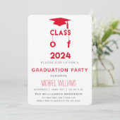 Classe de 2024 - Invitation du Red Graduation Part (Debout devant)