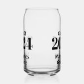 Classe de 2024 Nom du diplômé Modèle de texte noir (Gauche)