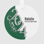 Classe de 2024 Vert et argent avec photo (dos)