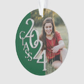 Classe de 2024 Vert et argent avec photo (devant)