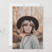 Classe de 2025 Faire-part de fin d'études secondai (Dos)