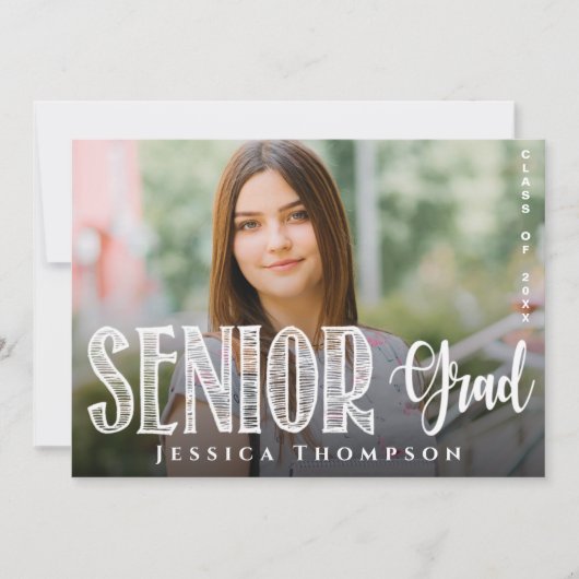 Classe De 2025 Faire-part D'Études (Devant)