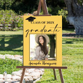 Classe De 2025 Faire-part Diplômé En Photo Jaune