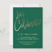 Classe de 2025 Faire-part et Invitation (Dos)