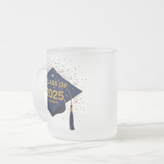 Classe de 2025 Graduation Cap Mug (Devant gauche)