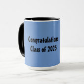 Classe de 2025 Graduation Mug (Devant gauche)