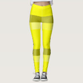 Classe de 2025 Leggings de bande jaune par Janz (Devant)