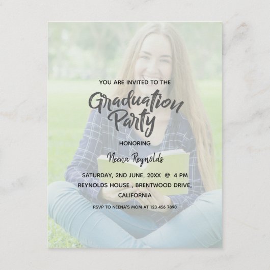 Classe de 2025 - Mini Invitation (Dos)