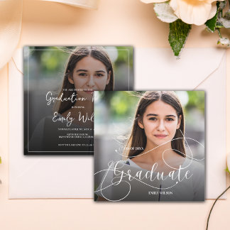 Classe de 2025 Mini Photo Graduation Invitation