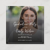 Classe de 2025 Mini Photo Graduation Invitation (Dos)