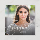 Classe de 2025 Mini Photo Graduation Invitation (Devant)