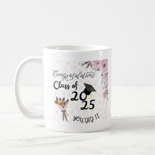 Classe de 2025 Mug PNG, Graduation Mug Wrap, Café