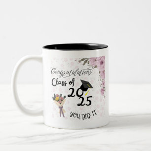 Classe de 2025 Mug PNG, Graduation Mug Wrap, Café