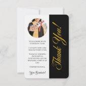 Classe de 2025 Photo Graduation Carte de remerciem (Dos)