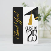 Classe de 2025 Photo Graduation Carte de remerciem (Debout devant)
