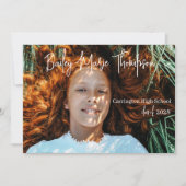 Classe de 2025 Photo Graduation Faire-part (Devant)