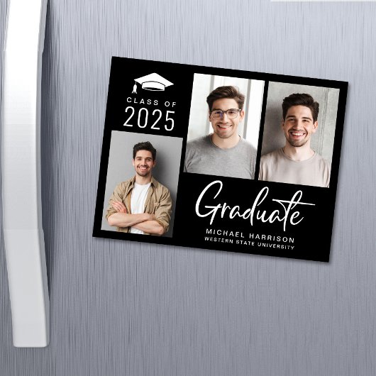 Classe de 2025 Photo Graduation Magnet Faire-part
